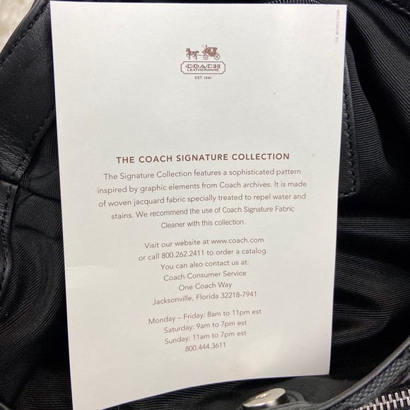 🆕 Coach Signature Collection bag - Picture 13 of 16